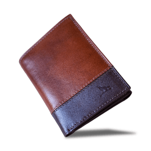 Billetera de Cuero Trifold / Wenge