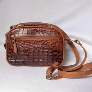 Cartera Niza - Cartera de cuero café